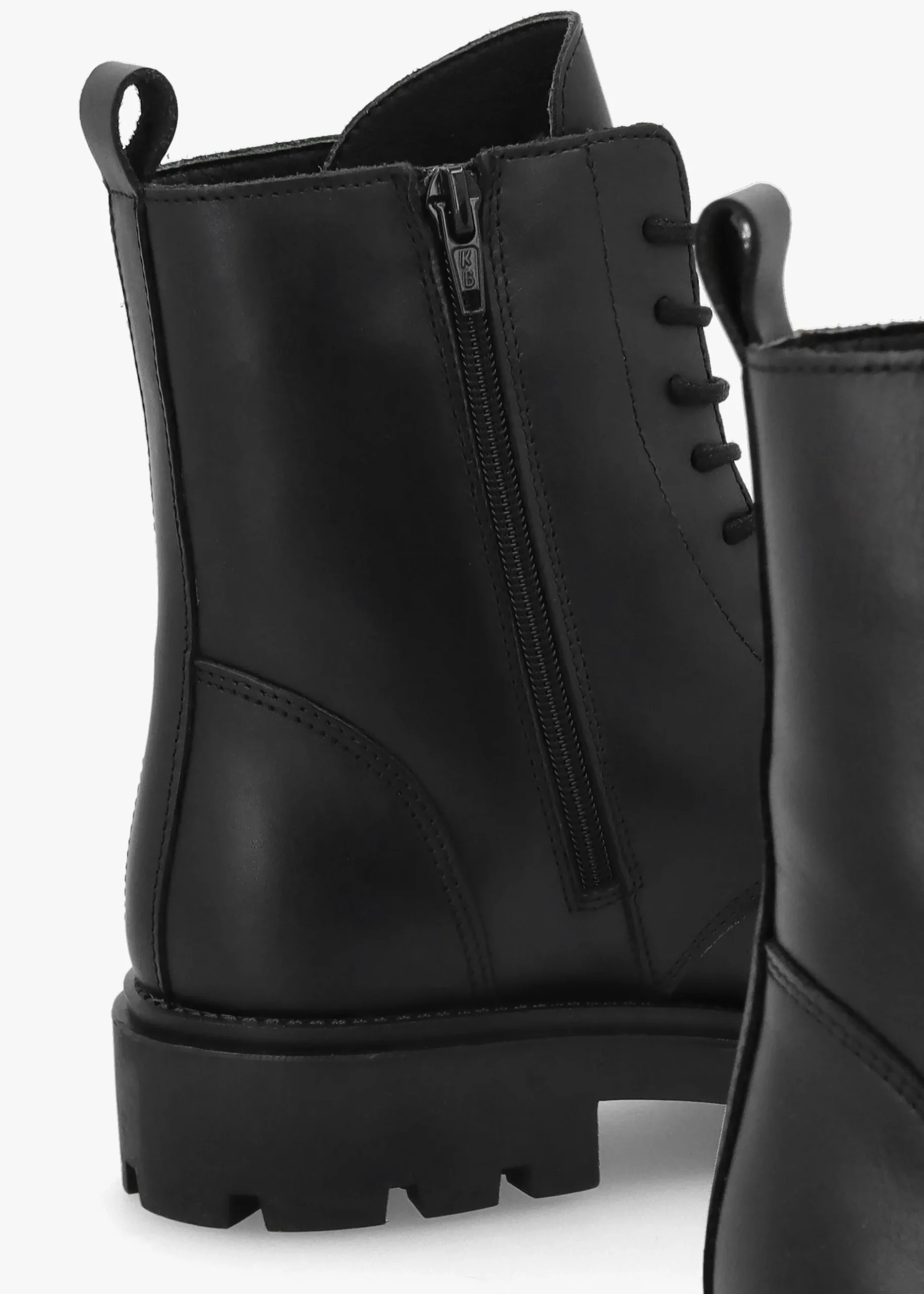 Sale ALPE Abode Black Leather Embellished Ankle Boots