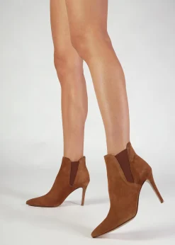 Fashion DANIEL Adril Tan Suede Ankle Boots