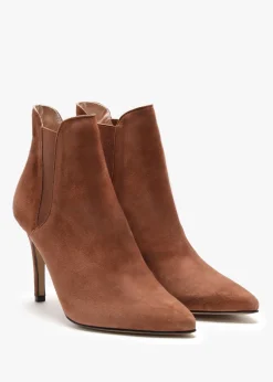 Fashion DANIEL Adril Tan Suede Ankle Boots