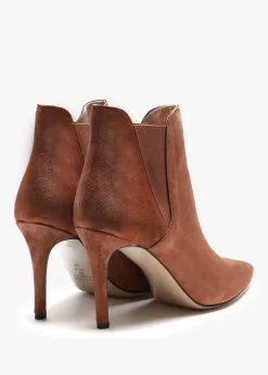 Fashion DANIEL Adril Tan Suede Ankle Boots