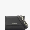 Discount VALENTINO BAGS Alexia Nero Logo Strap Satchel Bag