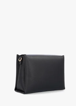 Discount VALENTINO BAGS Alexia Nero Logo Strap Satchel Bag