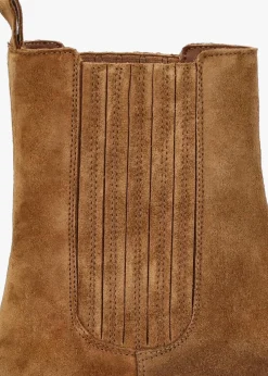 New ALPE Alpie Tan Suede Crepe Sole Chelsea Boots