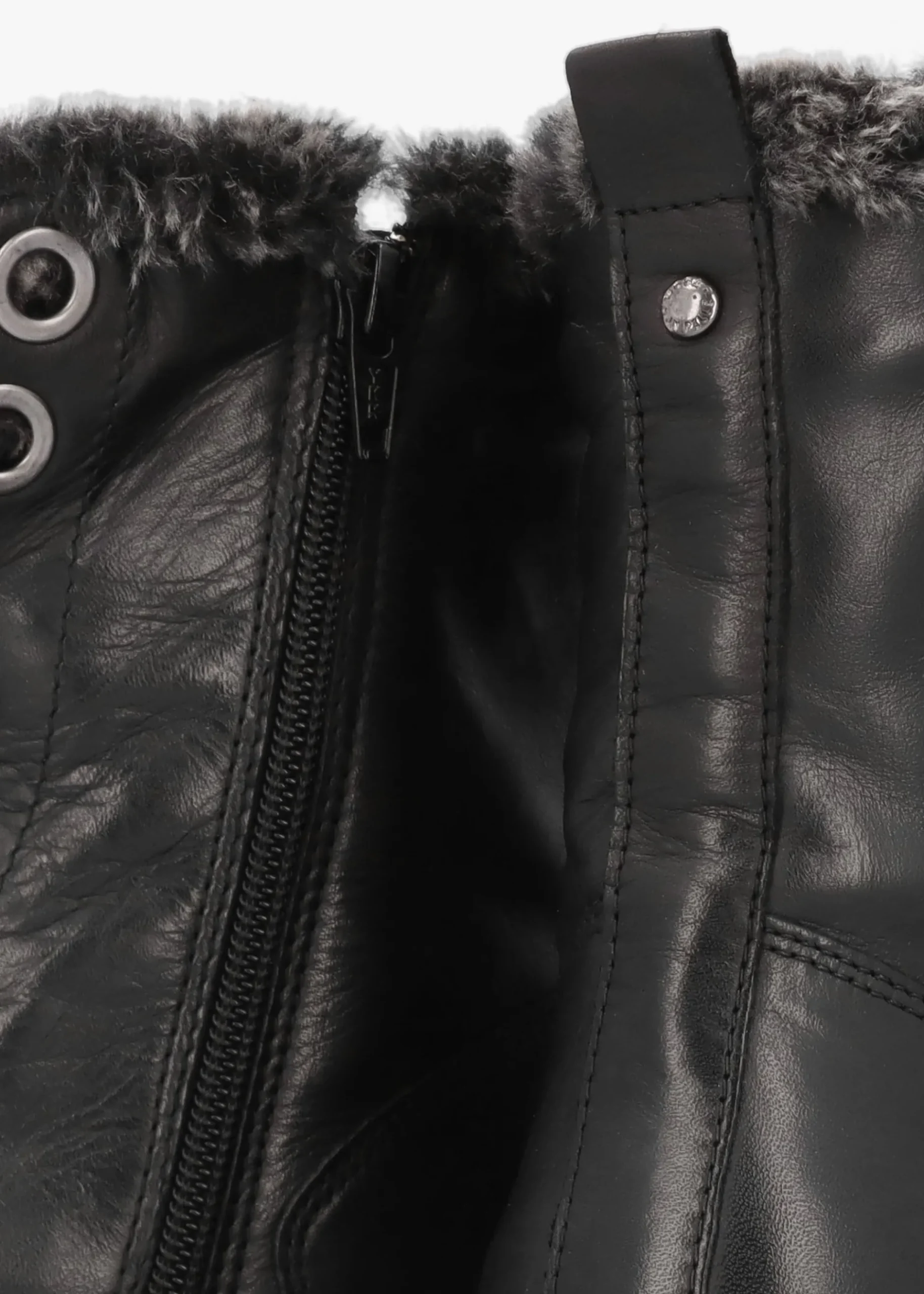 Sale MODA IN PELLE Alpinne Black Leather Tall Ankle Boots