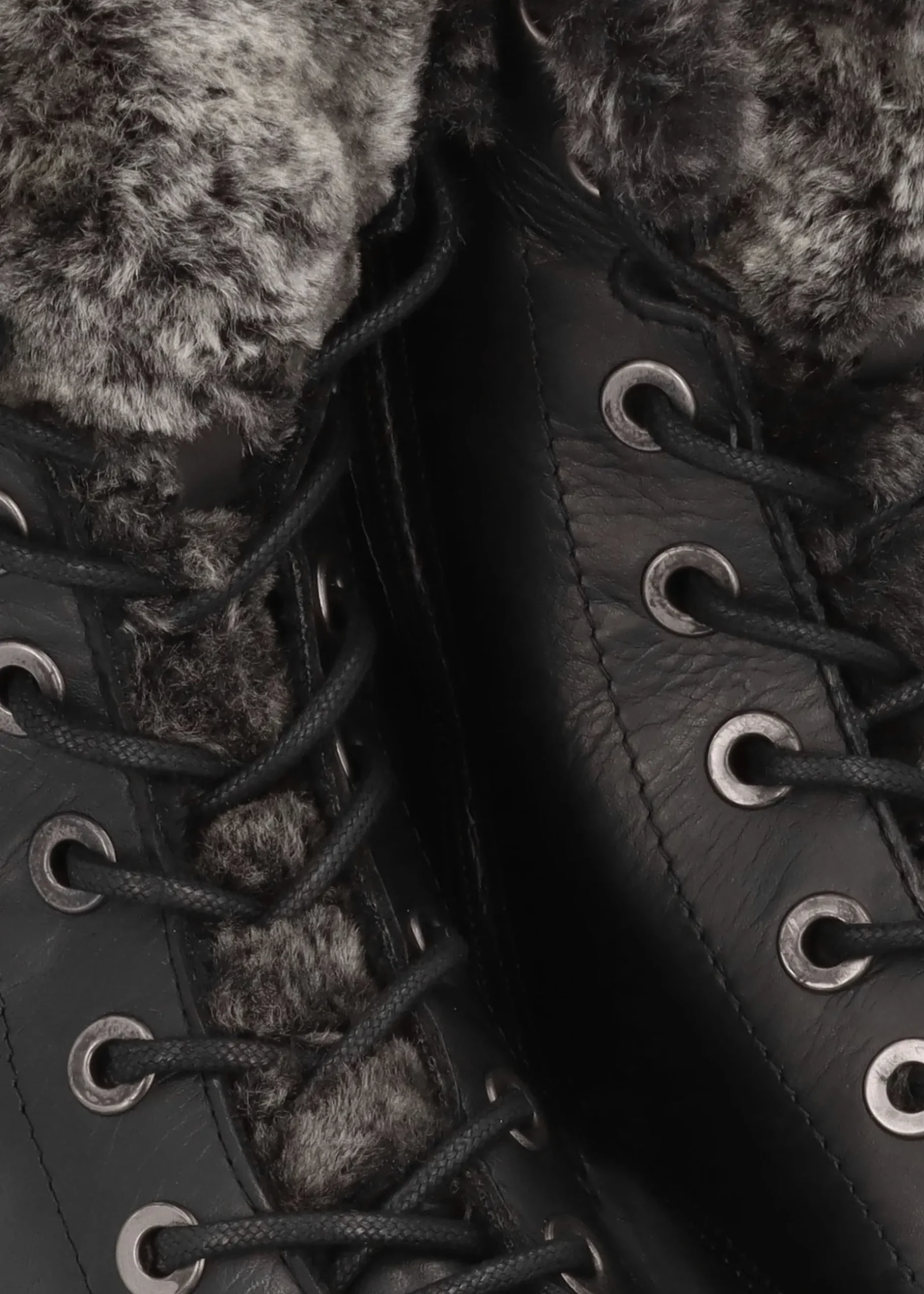 Sale MODA IN PELLE Alpinne Black Leather Tall Ankle Boots