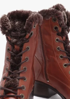 Best MODA IN PELLE Alpinne Tan Leather Tall Ankle Boots