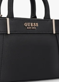 Sale GUESS Anadela Mini Black Satchel Bag