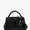 New GUESS Annita Black Girlfriend Satchel Bag