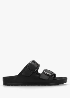 New BIRKENSTOCK Arizona Big Buckle EVA Black Two Bar Mules