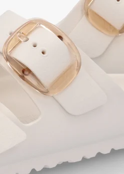 Hot BIRKENSTOCK Arizona Big Buckle EVA Eggshell Two Bar Mules