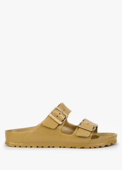 Fashion BIRKENSTOCK Arizona EVA Glamour Gold Two Bar Mules