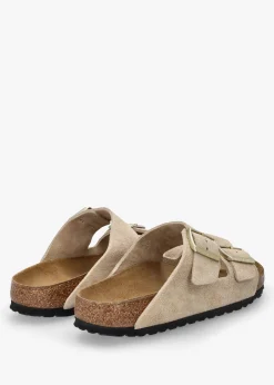 Outlet BIRKENSTOCK Arizona Sandcastle Suede Two Bar Mules