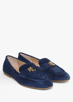 Clearance LAUREN RALPH LAUREN Averi III Navy Suede Loafers