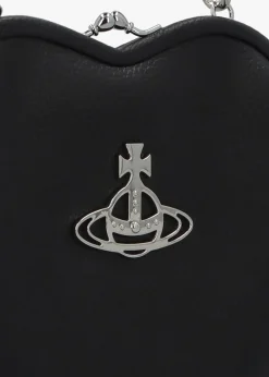 Hot VIVIENNE WESTWOOD Belle Black Heart Frame Cross-Body Bag