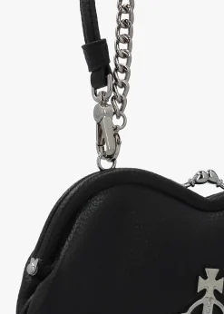 Hot VIVIENNE WESTWOOD Belle Black Heart Frame Cross-Body Bag
