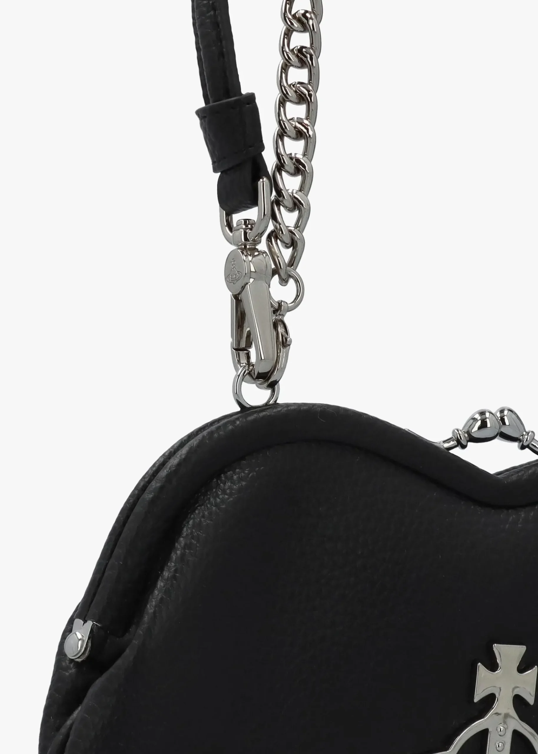 Hot VIVIENNE WESTWOOD Belle Black Heart Frame Cross-Body Bag