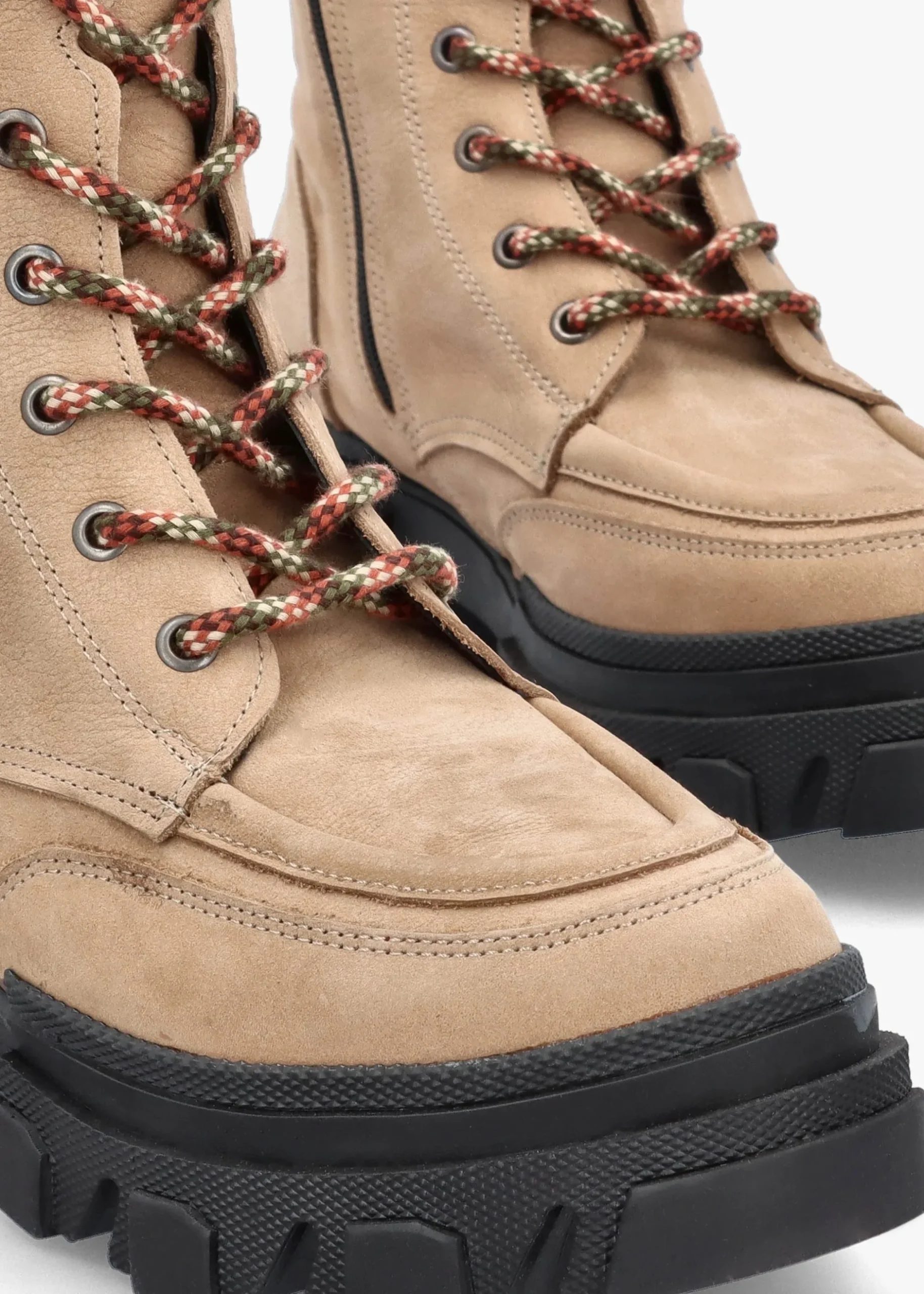 Hot DANIEL Betro Beige Nubuck Leather Chunky Ankle Boots