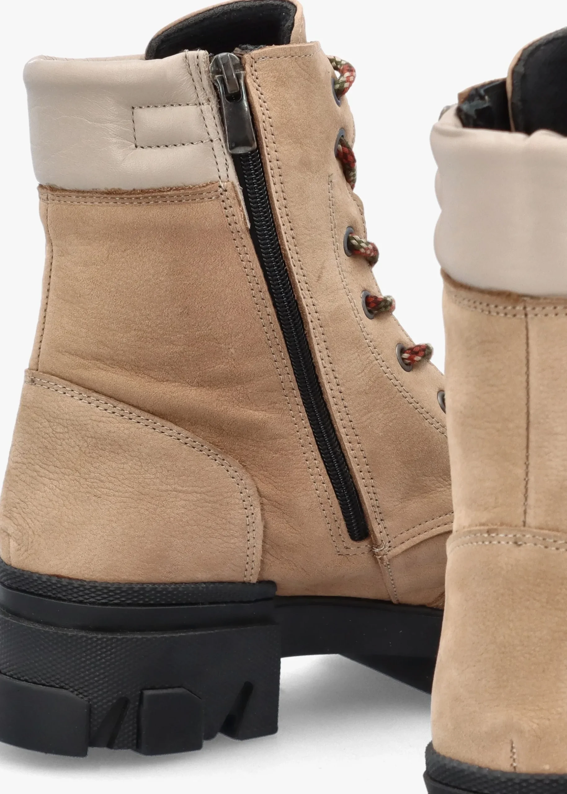Hot DANIEL Betro Beige Nubuck Leather Chunky Ankle Boots