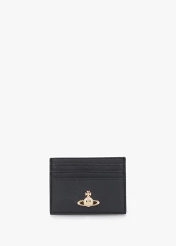 New VIVIENNE WESTWOOD Black Flat Card Case