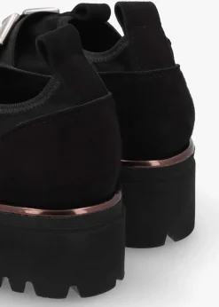 Best LUCA GROSSI Black Suede Adorned Trouser Shoes