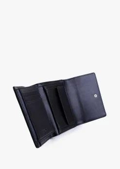 Online REPLAY Black Trifold Wallet