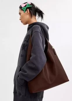 Discount COACH Brooklyn 39 Brass Maple Leather Shoulder Bag