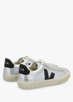 Online VEJA Campo Leather Silver Black Trainers