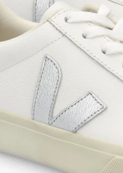 Online VEJA Campo Leather White Silver Ultraviolet Trainers
