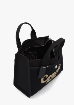 Hot COACH Cargo Black Canvas Tote Bag