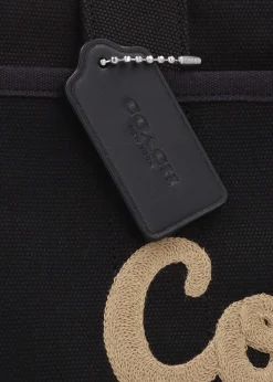 Hot COACH Cargo Black Canvas Tote Bag