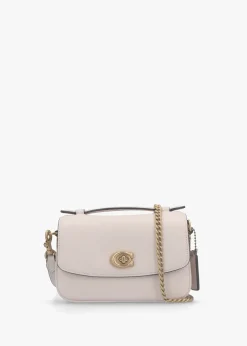 Best COACH Cassie 17 Chalk Leather Cross-Body Bag