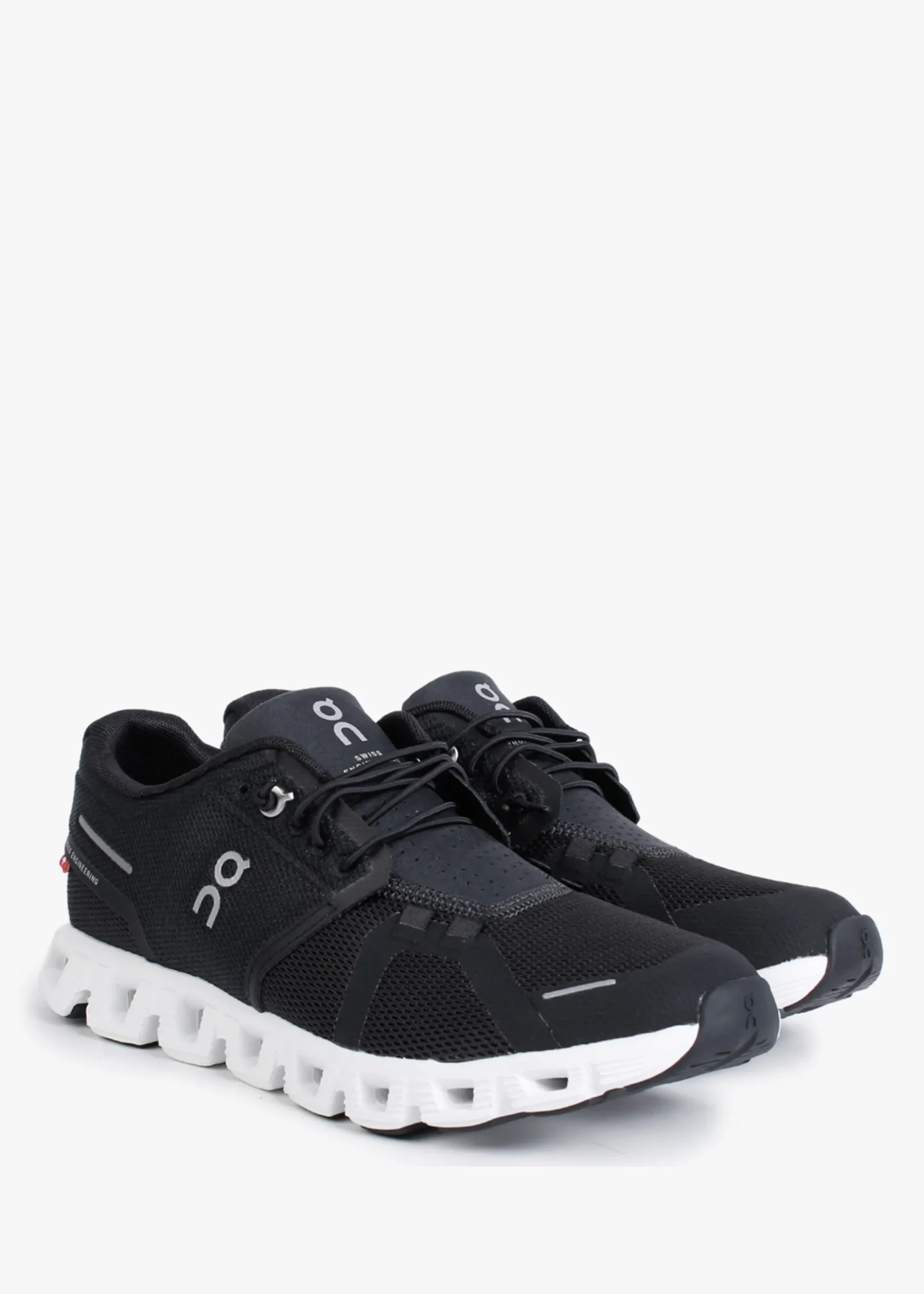 Discount ON RUNNING Cloud 5 Black White Trainers