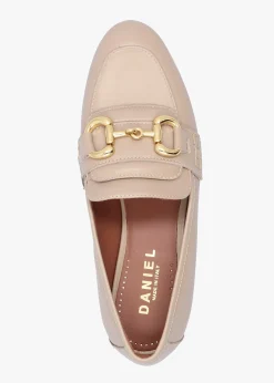 Hot EVALUNA Compact Taupe Leather Loafers