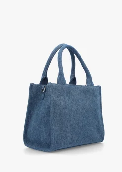 Clearance LOVE MOSCHINO Denim Blue Tote Bag