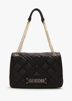 Online LOVE MOSCHINO Diamond Quilt III Nero Shoulder Bag