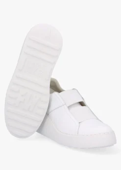 Outlet FLY LONDON Dito II White Leather Wedge Trainers