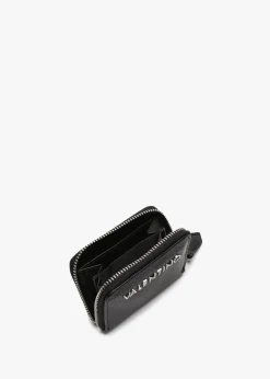 Clearance VALENTINO BAGS Divina Black Pebbled Coin Purse