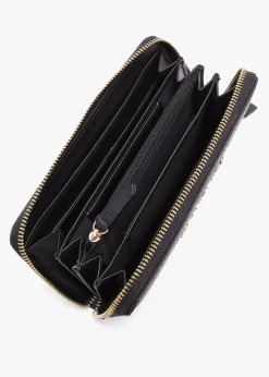 Discount VALENTINO BAGS Divina Nero Zip Around Wallet