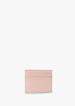 Outlet VALENTINO BAGS Divina Oro Rosa Pebbled Card Case