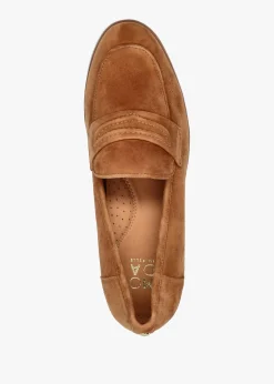 Outlet MODA IN PELLE Ebonee Tan Suede Chunky Loafers