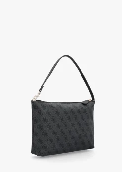 Outlet GUESS Eco Victtoria II Coal Logo 2 In 1 Tote Bag