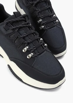 New MALLET Elmore Navy Reflect Trainers