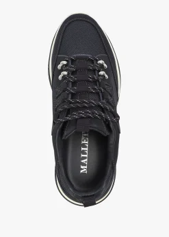 New MALLET Elmore Navy Reflect Trainers
