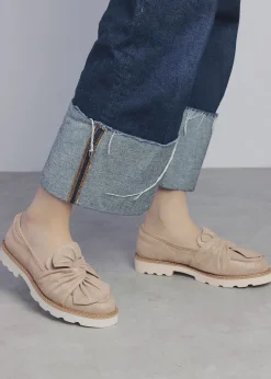 Hot MODA IN PELLE Eves Beige Textile Loafers