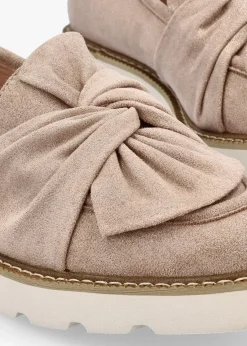 Hot MODA IN PELLE Eves Beige Textile Loafers