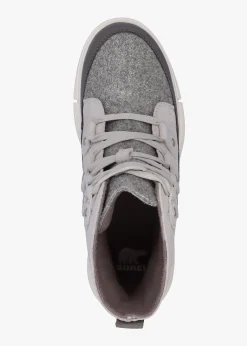 Hot SOREL Explorer Next Joan Moonstone Sea Salt Suede Ankle Boots