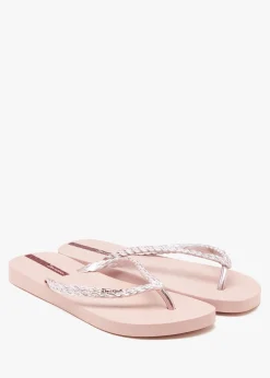 Fashion IPANEMA Exuberance Chrome Rose Gold Flip Flops