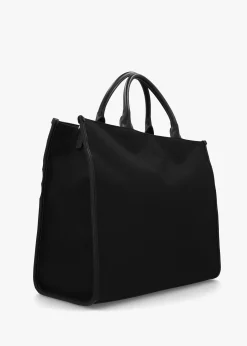 Fashion LOVE MOSCHINO Flower Nero Tote Bag