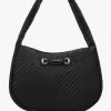 Sale GUESS Francy Woven Black Hobo Bag