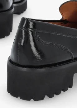 Best DANIEL Garrera Black Patent Leather Chunky Loafers